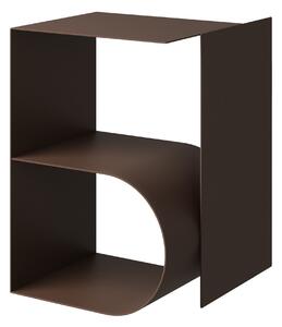 Odkladací stolík Glyph Beta, Chocolate Brown – Hem