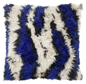 Vankúš Monster Medium, Ultramarine Blue / Off-white – Hem