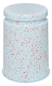 Stolička Last, Light Blue / Orange Red Splatter – Hem