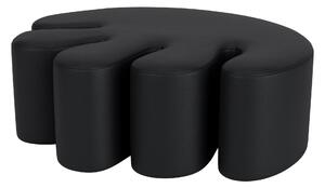 Pouf Palma Large, Black Leather – Hem