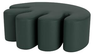 Pouf Palma Large, Dark Green Leather – Hem
