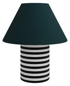 Stolová lampa Toto Large, Pine / Black & White H Stripe – Hem