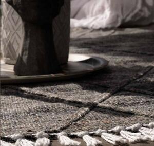 Obsession koberce Ručne tkaný kusový koberec My Dakar 365 anthracite – na von aj na doma - 80x150 cm