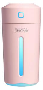 Difuzer Humidifier - ružový 280ml