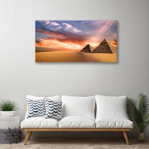 Obraz na plátne Púšť pyramídy 100x50 cm