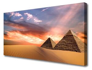 Obraz na plátne Púšť pyramídy 125x50 cm