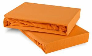 Plachta posteľná oranžová Superstretch EMI: Plachta 180x200