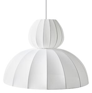 Závesná lampa biela umelý hodváb na strop moderný štýl obývacia izba jedáleň spálňa