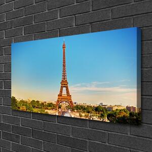 Obraz Canvas Eiffelová veža paríž 100x50 cm