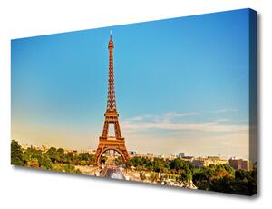 Obraz Canvas Eiffelová veža paríž 125x50 cm