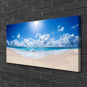 Obraz Canvas Pláž more slnko krajina 100x50 cm