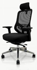 Ergonomická kancelárska stolička so sieťovinou čierna AXIS