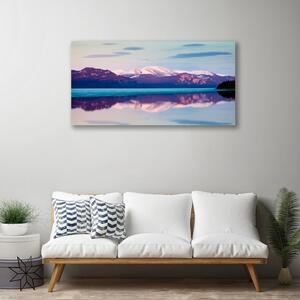 Obraz Canvas Hory jazero príroda 100x50 cm