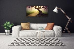 Obraz Canvas Strom lúče slnko 100x50 cm