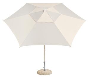 Slnečník Terrazza, Hexagon, Grey / Off-white – HAY