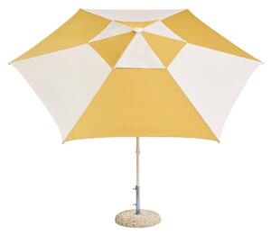 Slnečník Terrazza, Hexagon, Ochre / Off-white – HAY