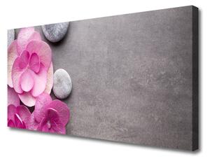 Obraz Canvas Kvety kamene zen kúpele 100x50 cm