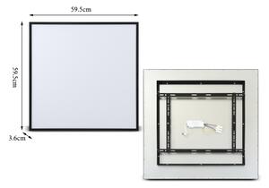 Brilagi - LED Stropné svietidlo SLIMFRAME LED/58W/230V 60x60 cm čierna