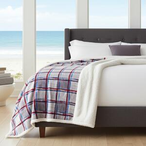 Deka Fashion s barančekom 160x210 cm modro-šedá Farba Viacfarebná Rozmery 160x210 cm
