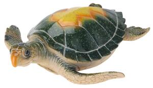 ProGarden Záhradná figúrka z polistone Turtle2, 7x21 cm, viacfarebná