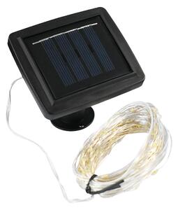Ecolamp Solárna LED svetelná reťaz Micro, 15m