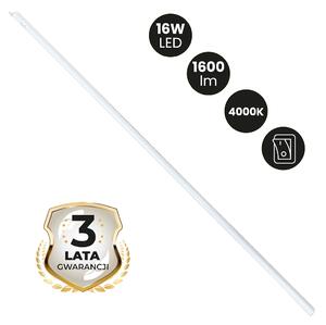 Ecolamp LED svietidlo Vito, 1x LED 14w, 4000k, w, (120 cm), vypínač