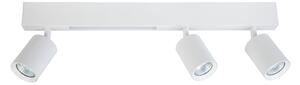 Stropné svietidlo Magnet, 3x biele kovové tienidlo + 1x LED 5W, w