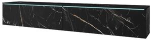 NÍZKA KOMODA, grafitová, 180/30/33 cm P & B - Obývacie zostavy, Online Only