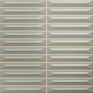 Obklad Vilar Albaro Arrow sage 20x20 cm reliéfna ARROW151SA