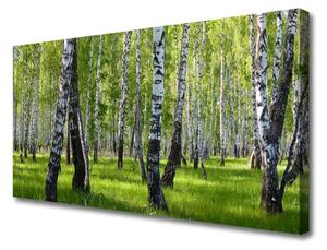 Obraz na plátne Les príroda 125x50 cm