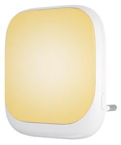 Ecolamp LED svietidlo do zásuvky Pati, 1x LED 0,5w, 2700k, w, senzor súmraku