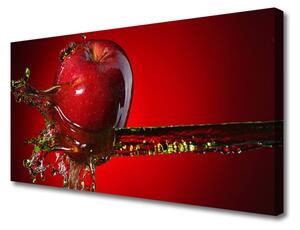 Obraz na plátne Jablko voda kuchyňa 100x50 cm