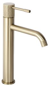 Umývadlový faucet Rea Venti Brush Gold vysoký