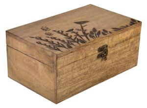 InDecor Box z mangového dreva Lúka, 26 x 16 x 11 cm, L
