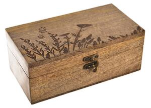 InDecor Box z mangového dreva Lúka, 22 x 12 x 9 cm, M