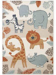 Hanse Home, Detský koberec Adventures 106409 Cream Multicolor, 120x170, viacfarebná, detská izba