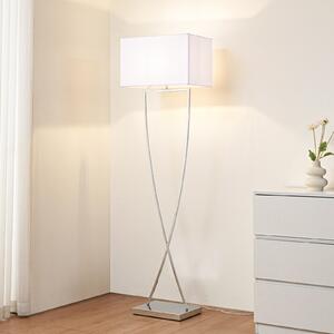 Stojacie Lampa Lucande, Evaine, Biela, Obývacia izba, Kov, Moderný