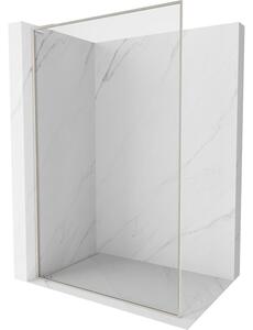 Mexen, Mexen Kioto-XF L sprchová stena s rámom 80 x 202 cm, priehľadná 10 mm, matný nikel - 800-080-174-97-00-XF