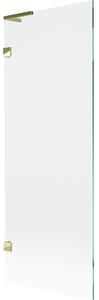 Mexen, Mexen Lunar L 1-krídlová vaňová zástena 70 x 150 cm, transparentná, zlatá - 897L-070-000-50-00