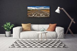 Obraz Canvas Cesta na púšti diaľnica 100x50 cm