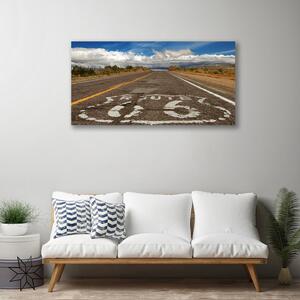 Obraz Canvas Cesta na púšti diaľnica 100x50 cm