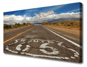 Obraz Canvas Cesta na púšti diaľnica 125x50 cm