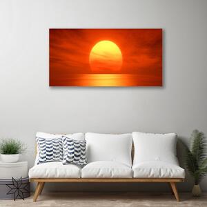 Obraz Canvas Západ slnka more 100x50 cm