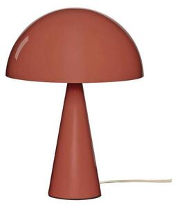 HÜBSCH stolová lampa Mush Mini, červená, kov, výška 34 cm, Červená, Spálňa, kov, Moderný