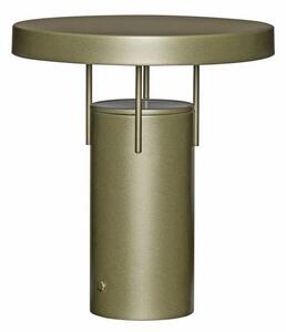 HÜBSCH stolová LED lampa BringMe tmavozelená metalíza, 28 cm, Zelená, kov, Moderný