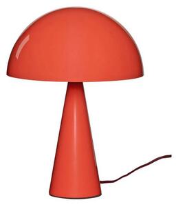 HÜBSCH stolová lampa Mush Mini, svetločervená, kov, výška 25 cm, Červená, Spálňa, kov, Moderný