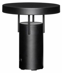 HÜBSCH stolová LED lampa BringMe Mini, čierna matná, 20 cm, Čierna, kov, Moderný