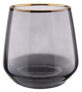 TOUCH OF GOLD TOUCH OF SILVER Pohár so strieborným okrajom 345 ml