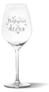 Sablio Pohár na víno Najlepšia dcéra 49 cl