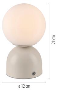 Schöner Wohnen 19218-39 - LED stmievateľná stolná lampa RUDI LED/1,2W/5V šedá